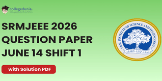 SRMJEEE 2026 June 14 Shift 1 Question Paper: Download Answer Key with Solution PDF